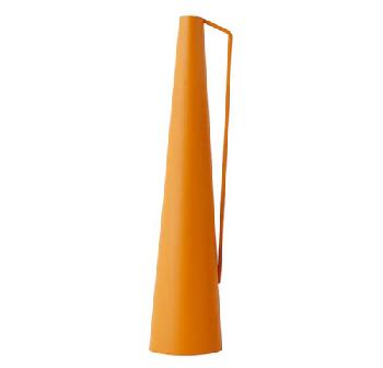 Powder coated iron vase - Vase metal decoratif H.52